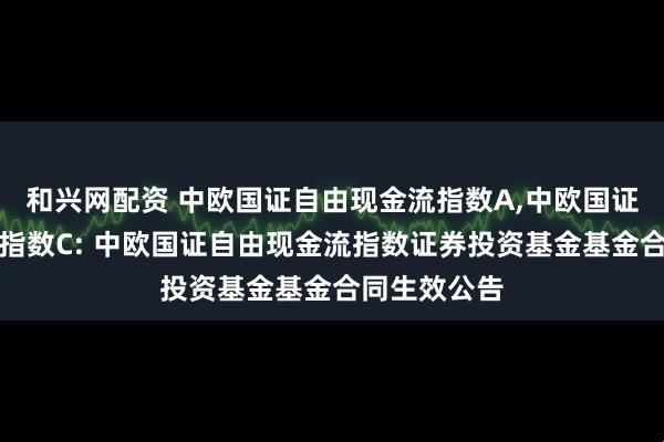 和兴网配资 中欧国证自由现金流指数A,中欧国证自由现金流指数C: 中欧国证自由现金流指数证券投资基金基金合同生效公告